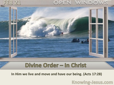 Divine Order – In Christ
